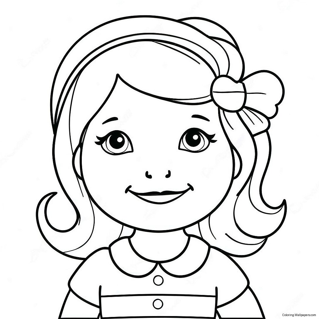 Little Miss Coloring Page 40821