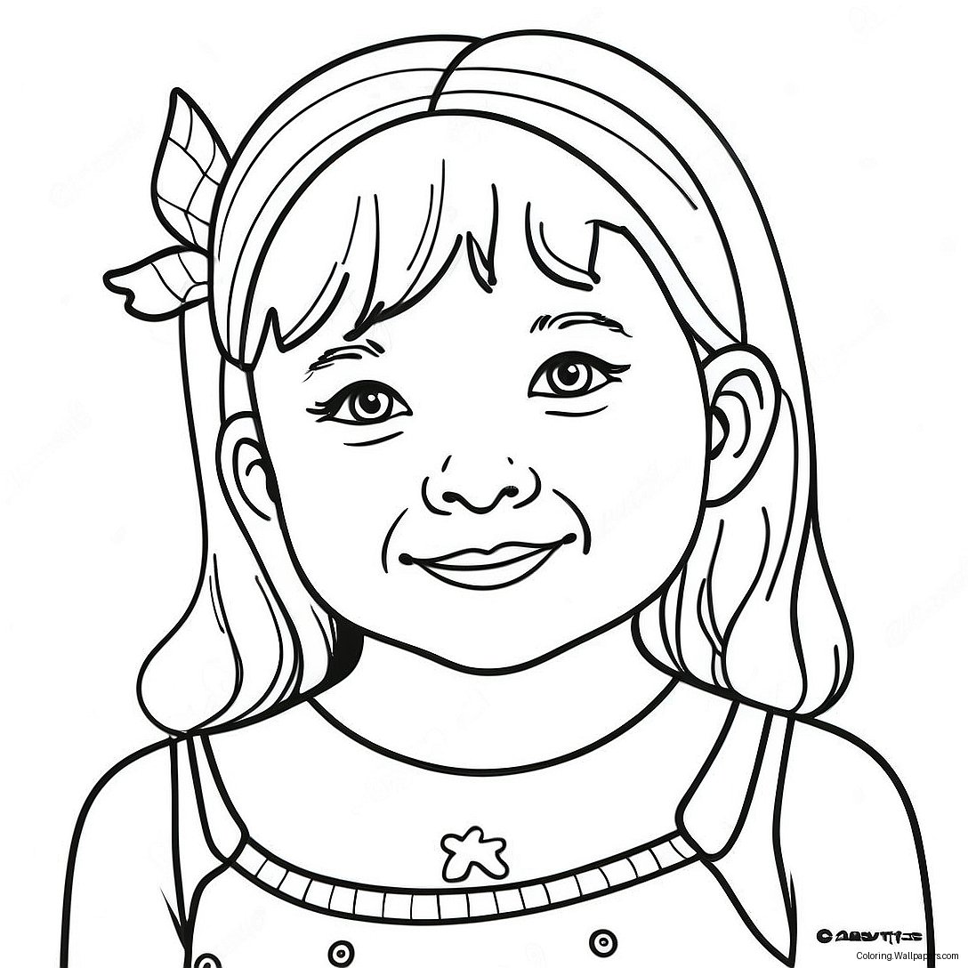 Little Miss Sunshine Coloring Page 40831