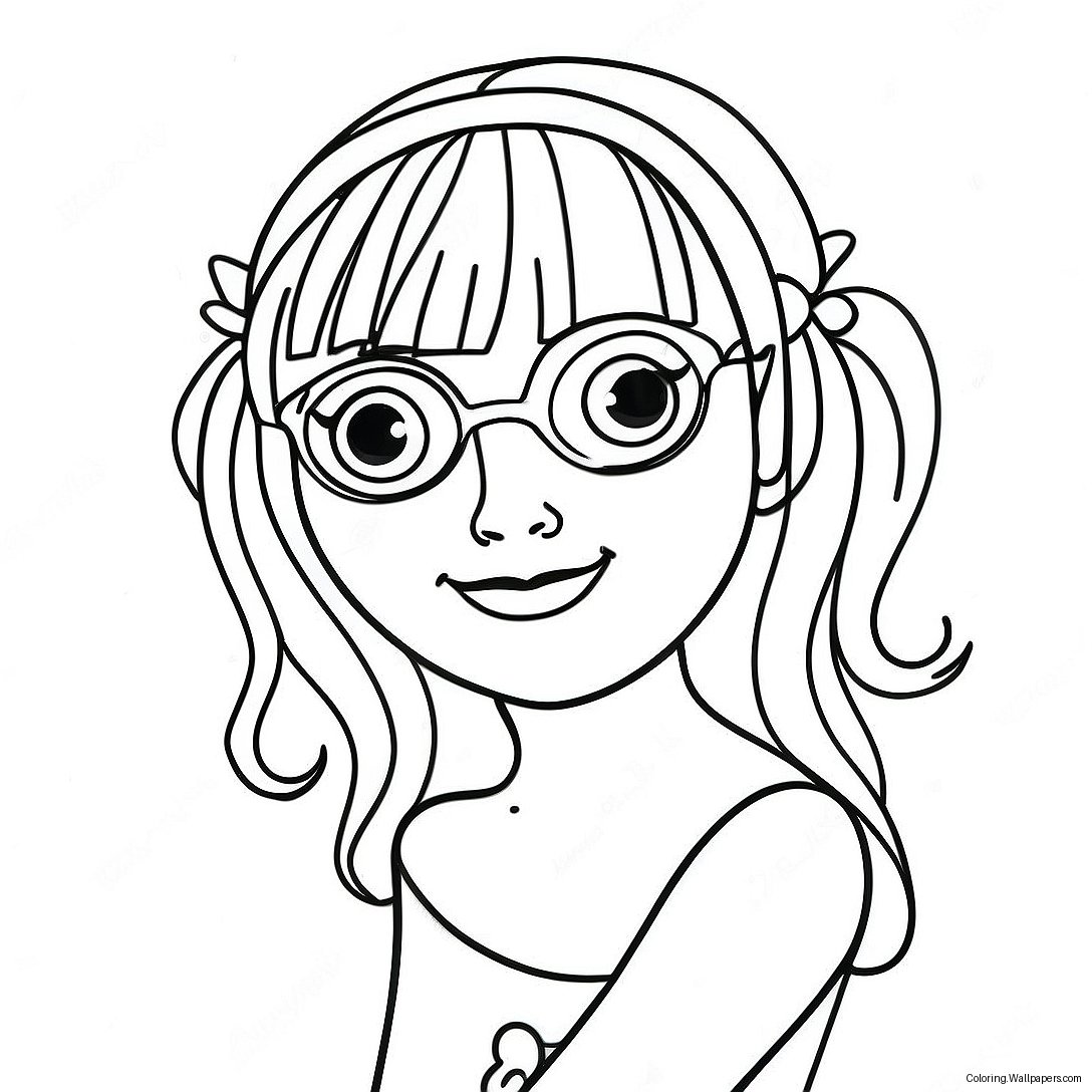 Little Miss Sunshine Coloring Page 40832