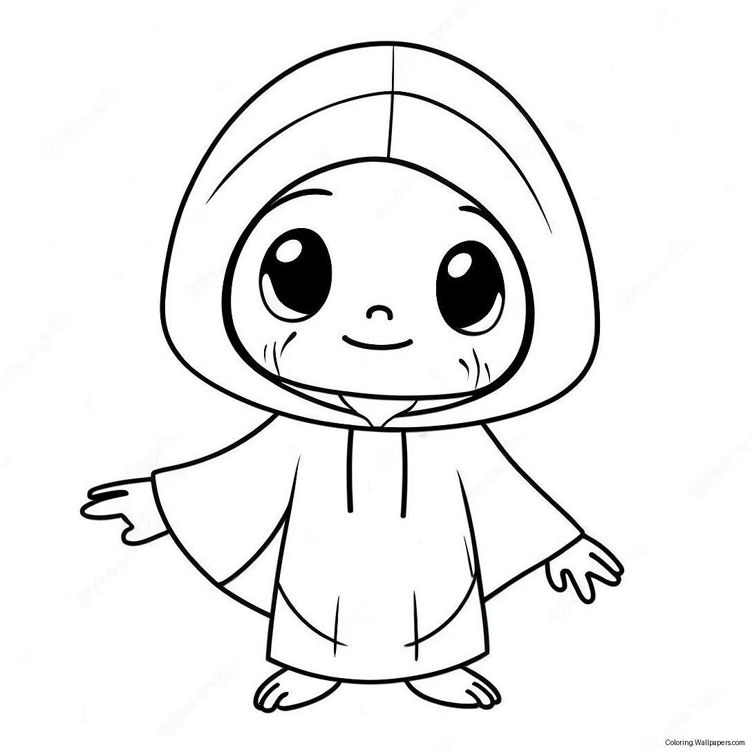 Little Nightmares Character Coloring Page 16811