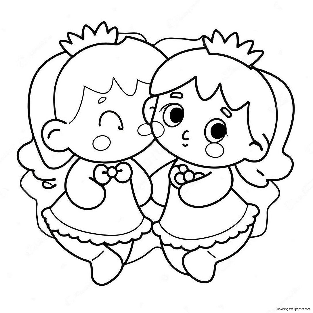 Little Twin Stars Coloring Page 4062