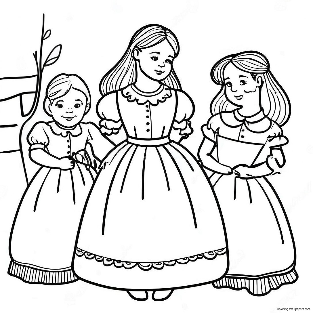 Little Women Coloring Page 56085