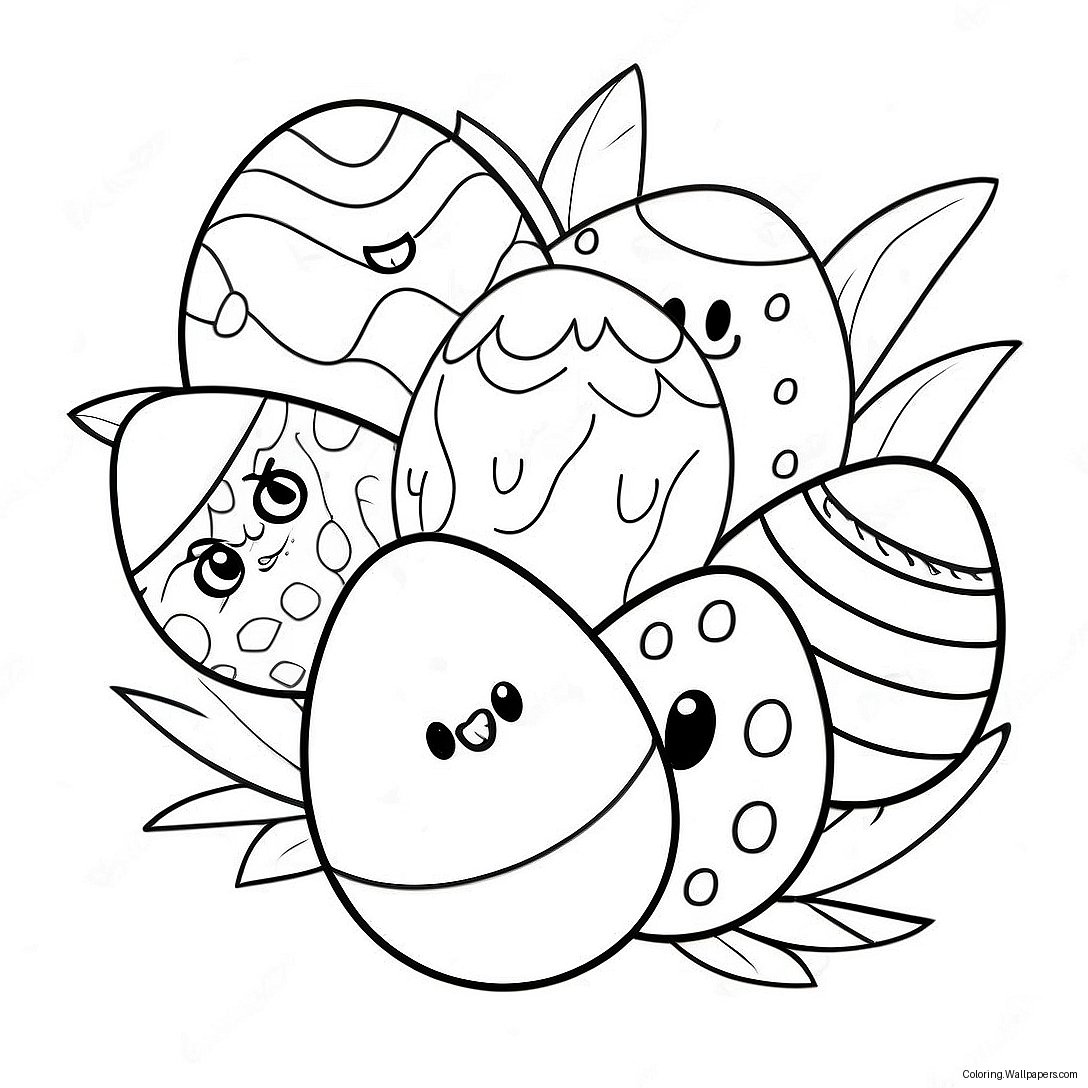 Lol Easter Eggs Coloring Page 56711