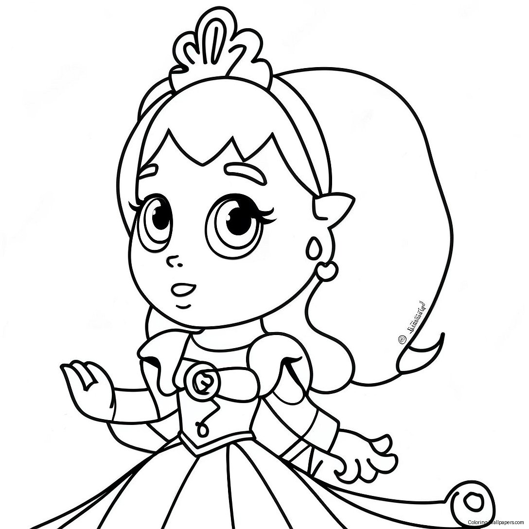 Page À Colorier De La Princesse Lol 57588