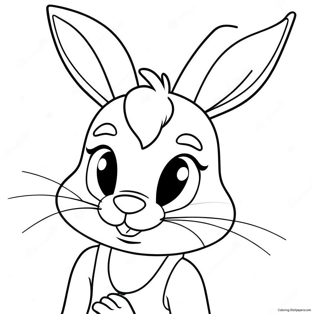 Pagină De Colorat Lola Bunny 11121