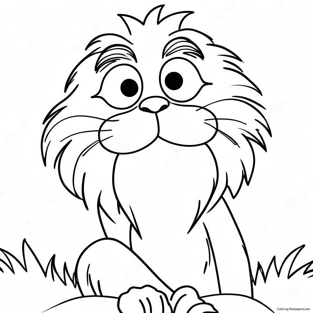 Lorax Coloring Page 12385