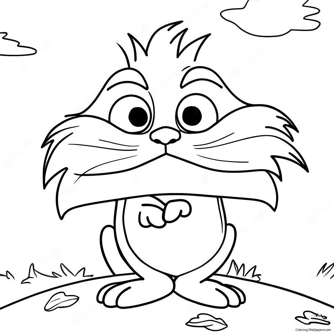 Lorax Coloring Page 12388