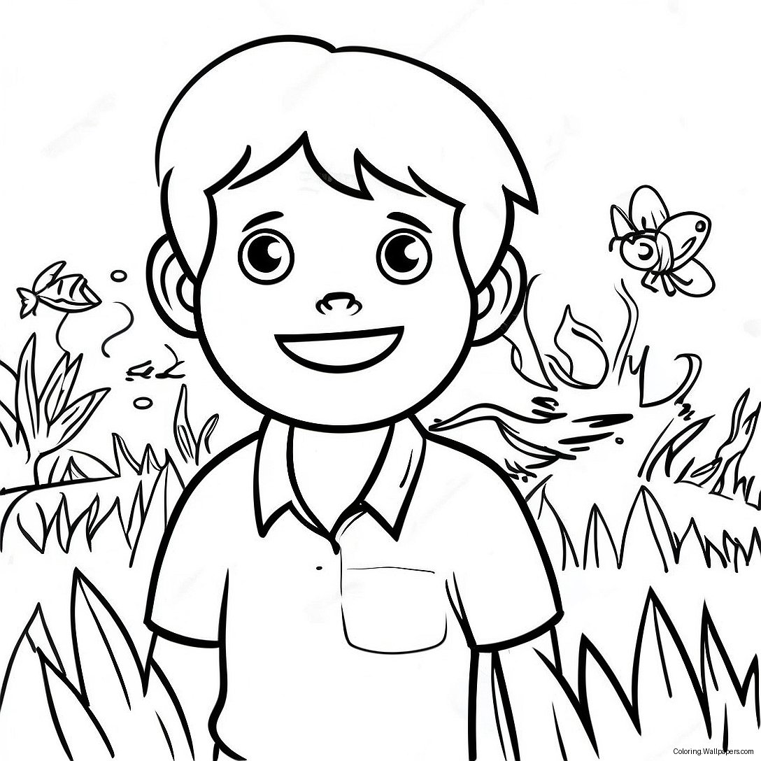 Lord Of The Flies Themed Coloring Page 27697