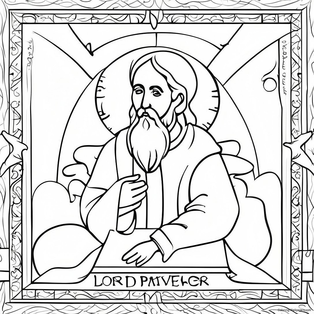 Lord's Prayer Coloring Page 41350