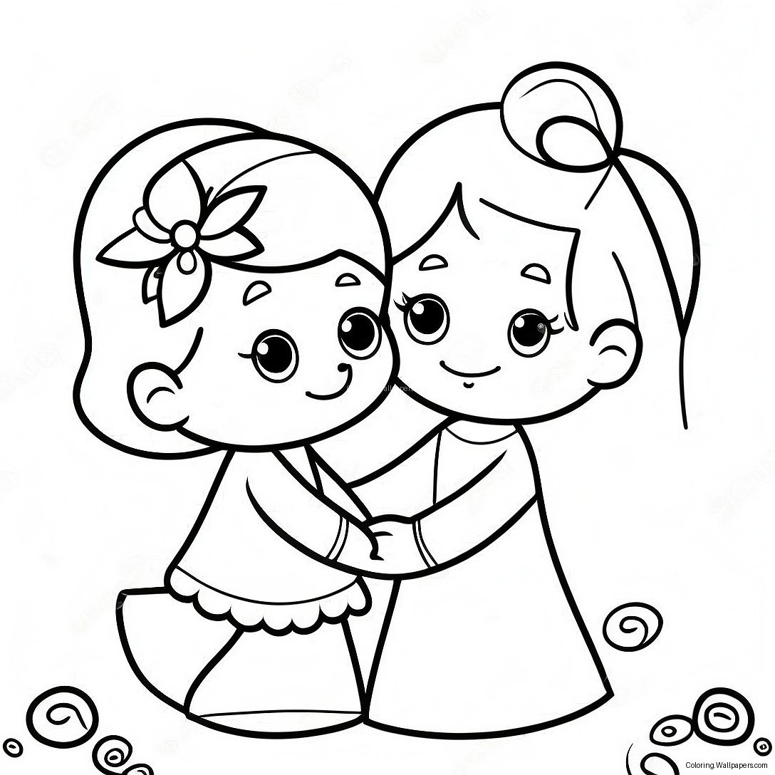 Love Precious Moments Coloring Page 18641