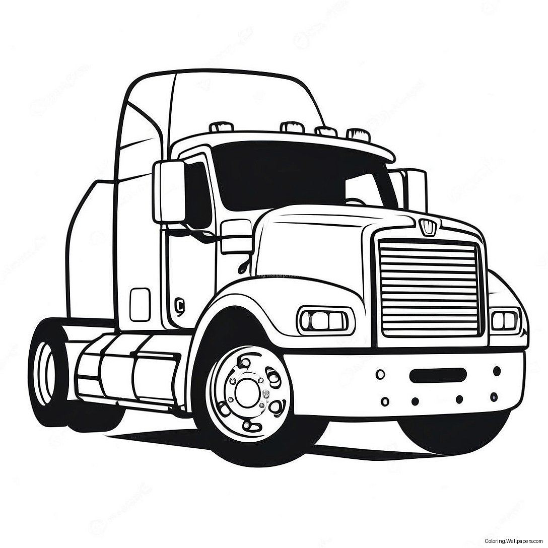 Lowered Truck Coloring Page 44201