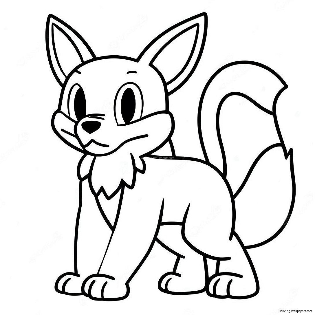 Lucario Coloring Page 9668