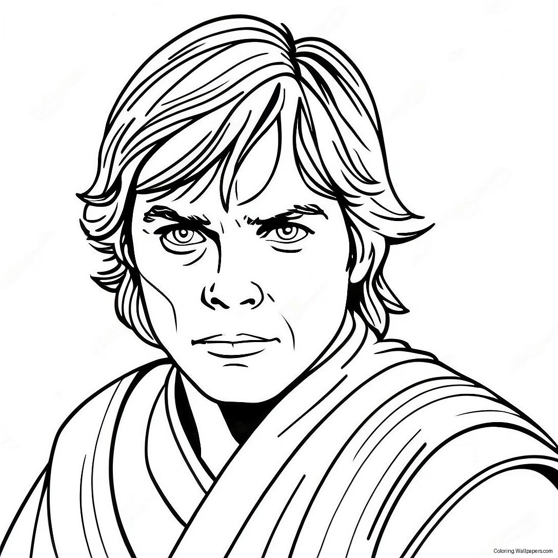 Luke Skywalker Coloring Page 46110