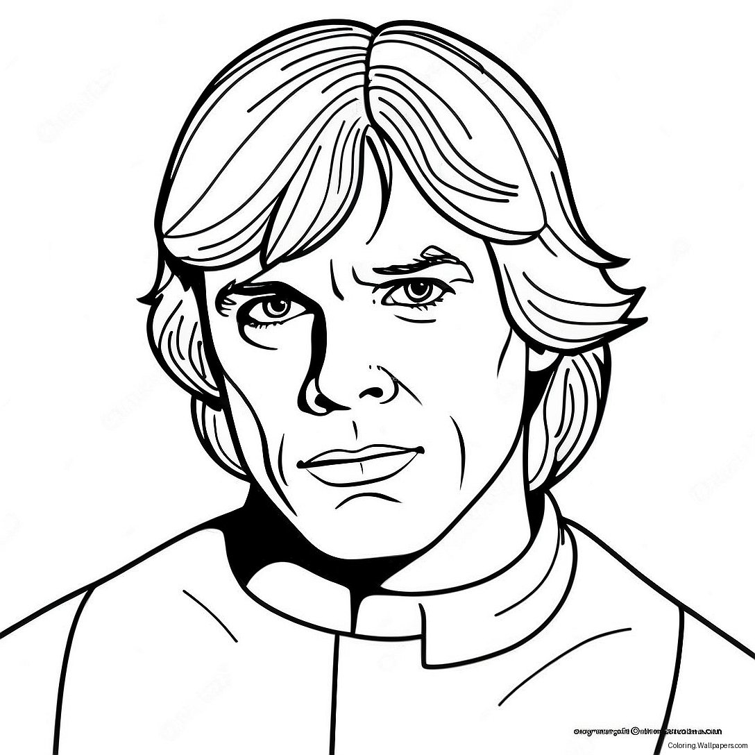 Luke Skywalker Coloring Page 46111