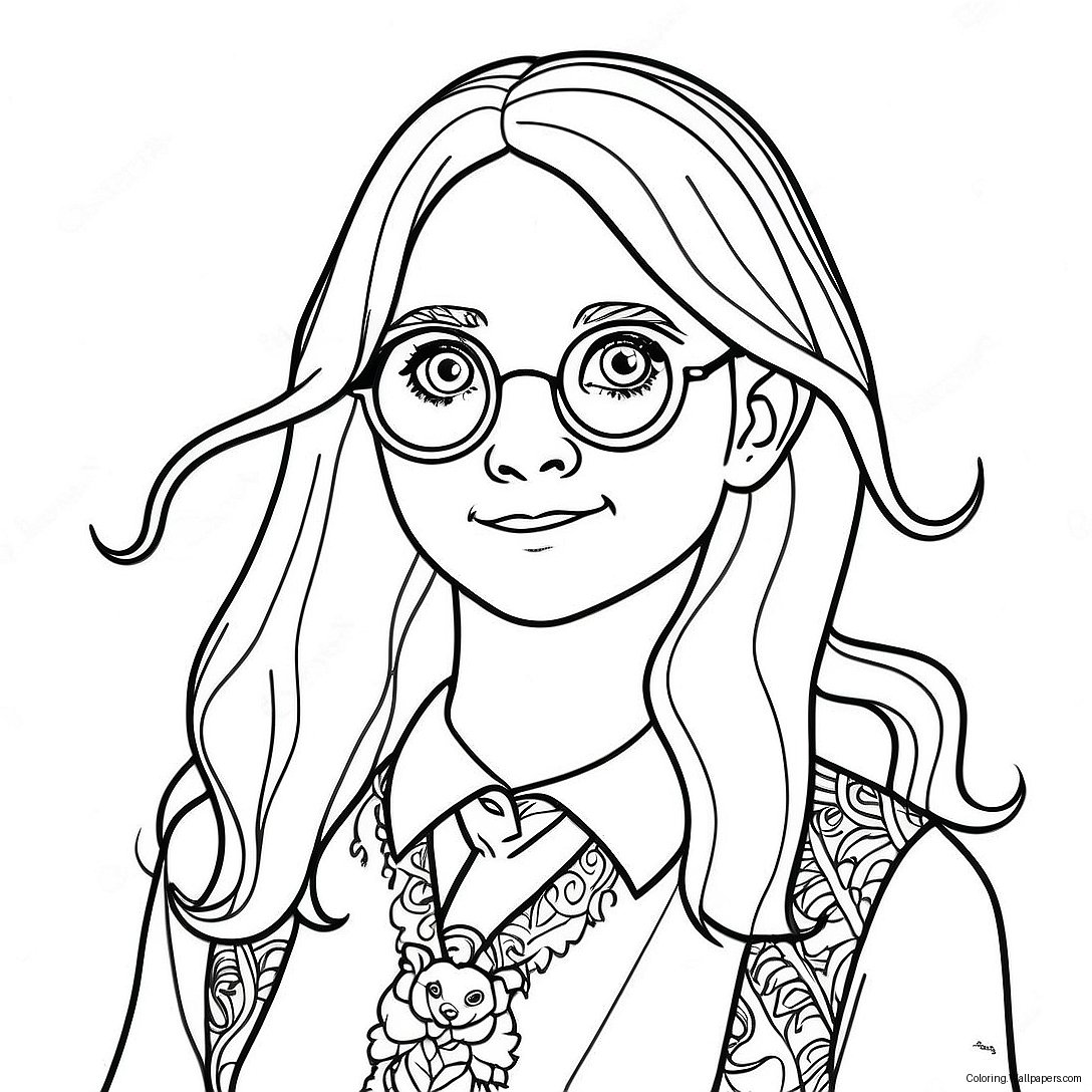 Pagini De Colorat Cu Luna Lovegood 24553