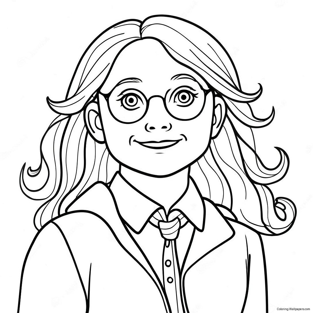 Pagini De Colorat Cu Luna Lovegood 24554