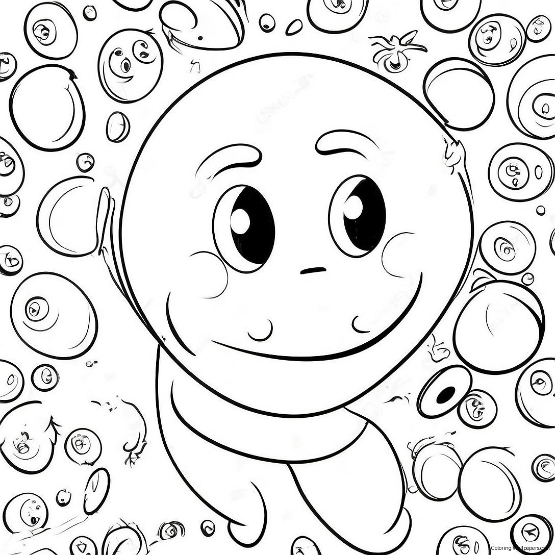 M&m Coloring Page 5640