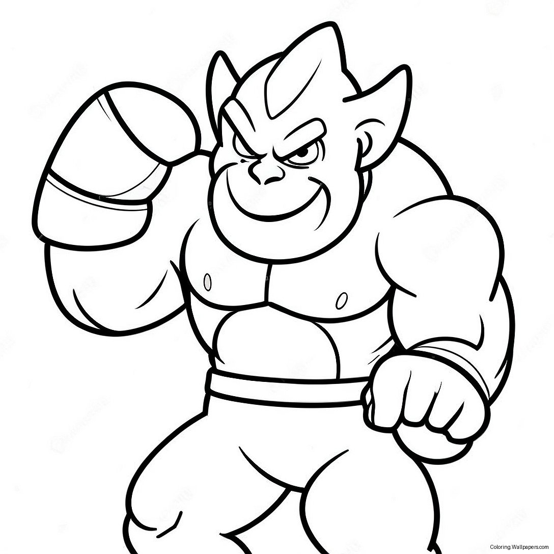 Machamp Kleurplaat 31962