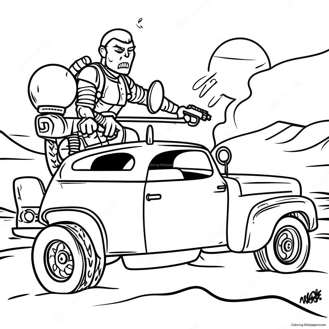 Mad Max Fury Road Ausmalbild 41754