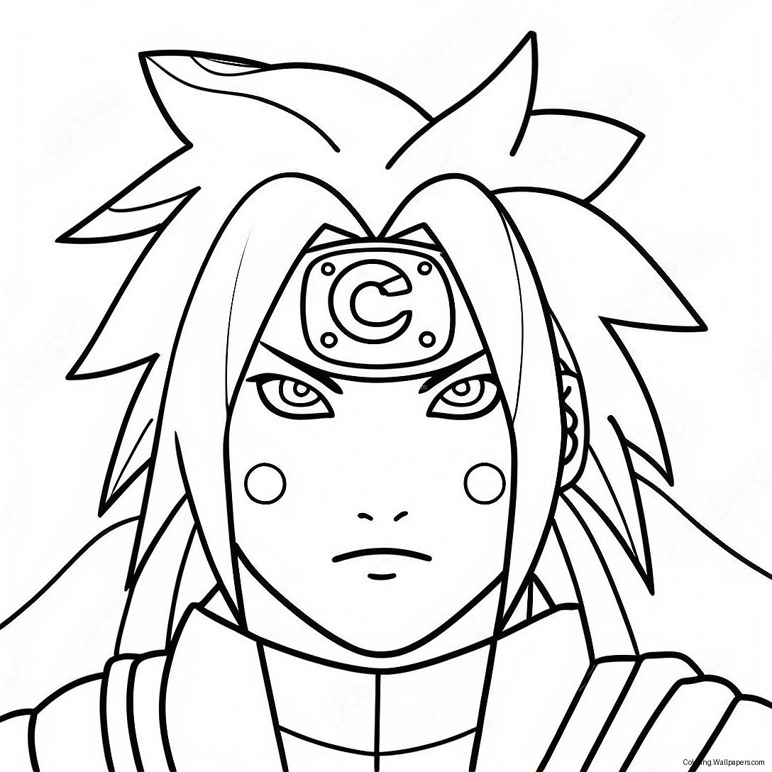 Madara Uchiha Coloring Page 13986