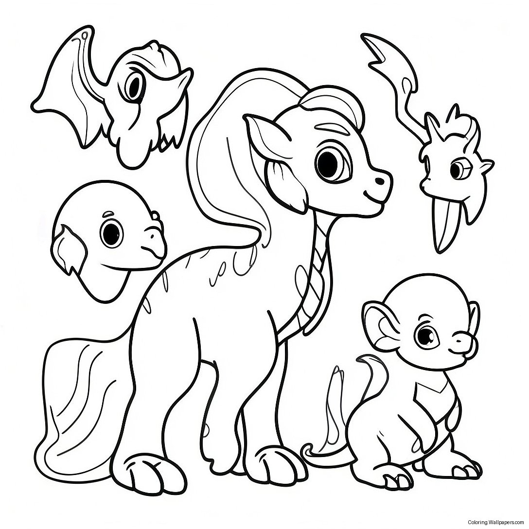 Magical Creatures Of Fablehaven Coloring Page 56931