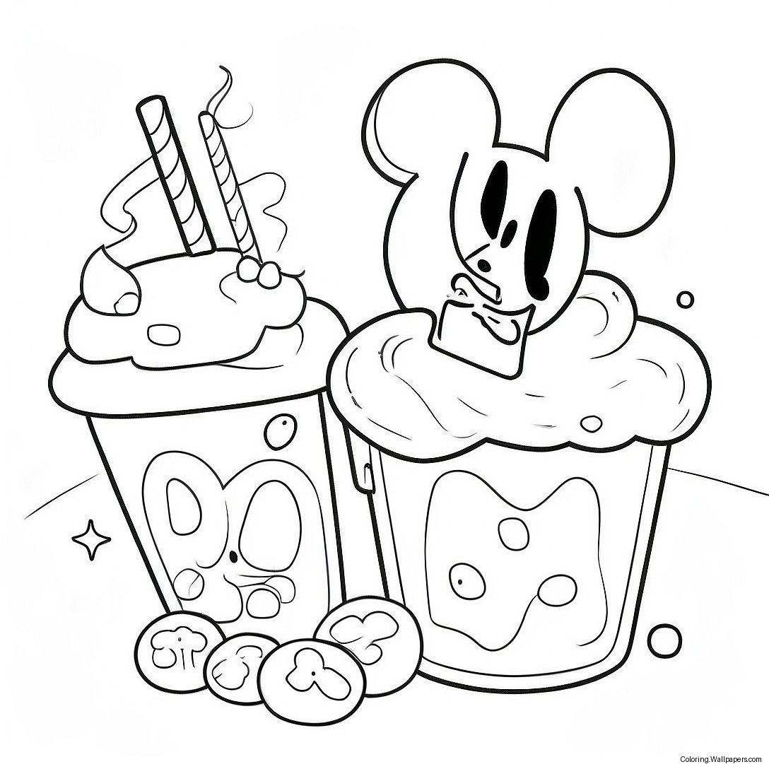 Magical Disney Treats Coloring Page 49432