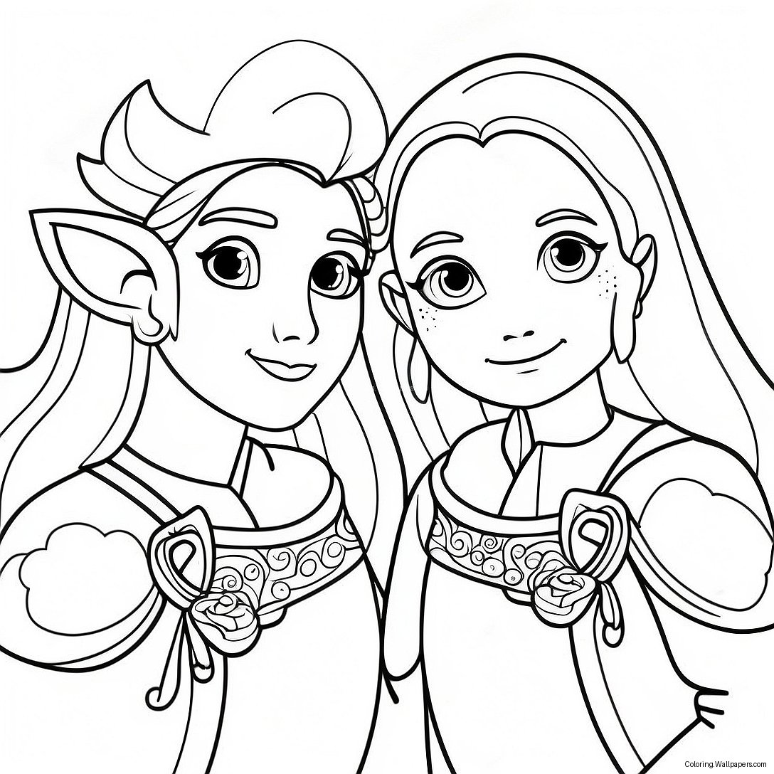 Magical Keepers Of The Kingdom Coloring Page 40682