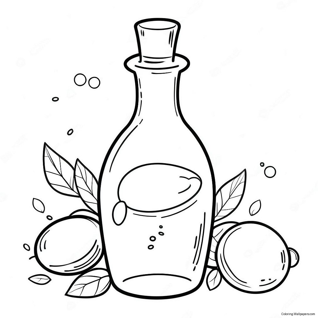 Magical Potion Bottle Coloring Page 18664