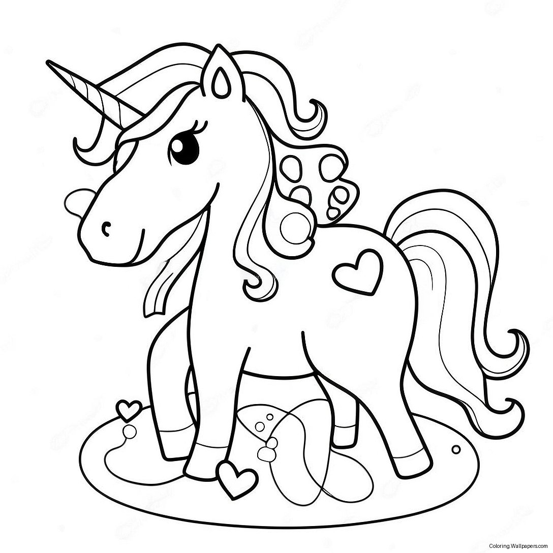 Magical Unicorn Treats Coloring Page 49512