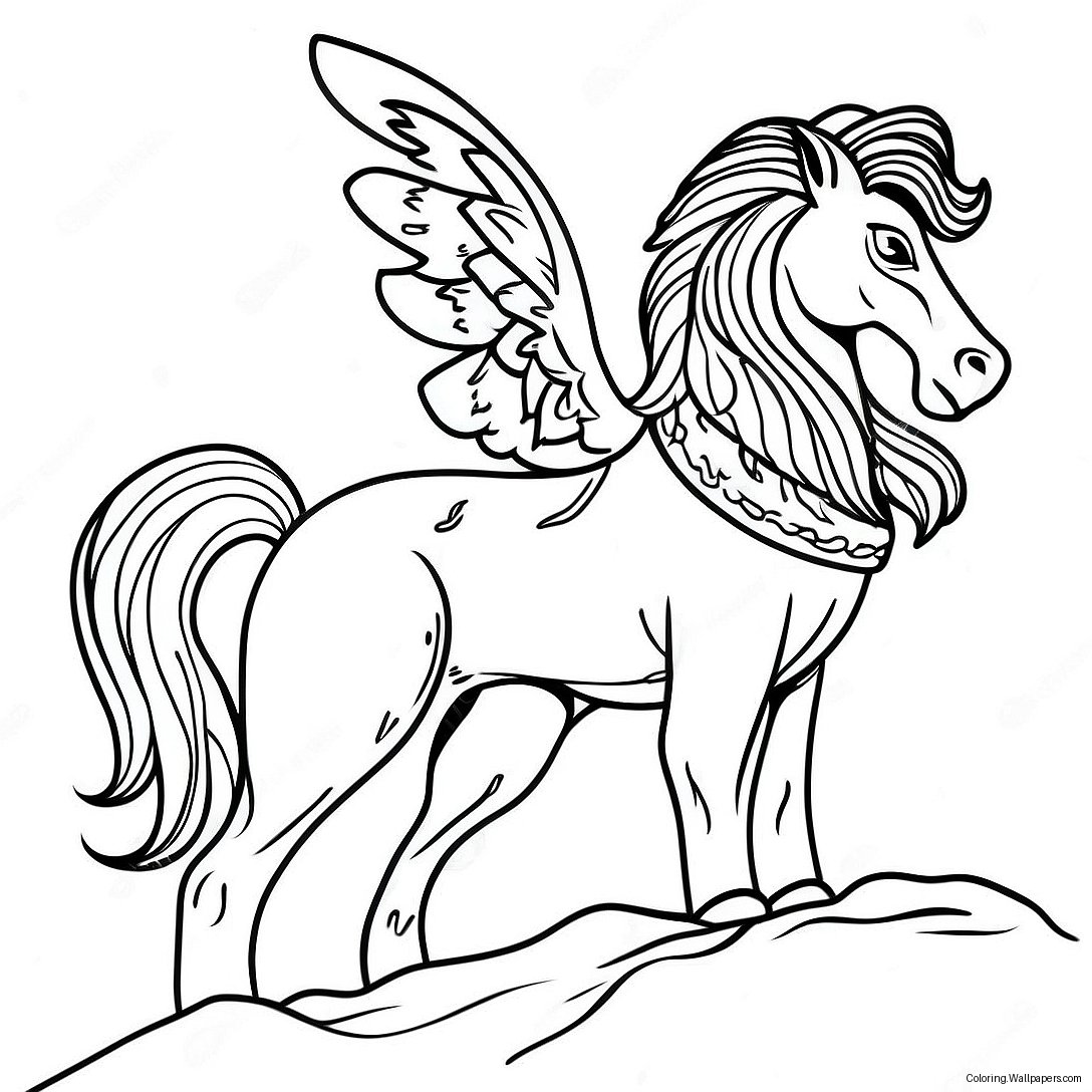 Majestic Guardian Coloring Page 32429