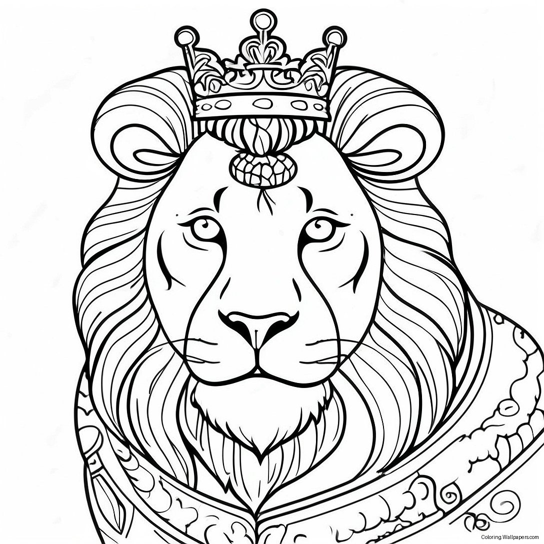 Majestic King Coloring Page 21474