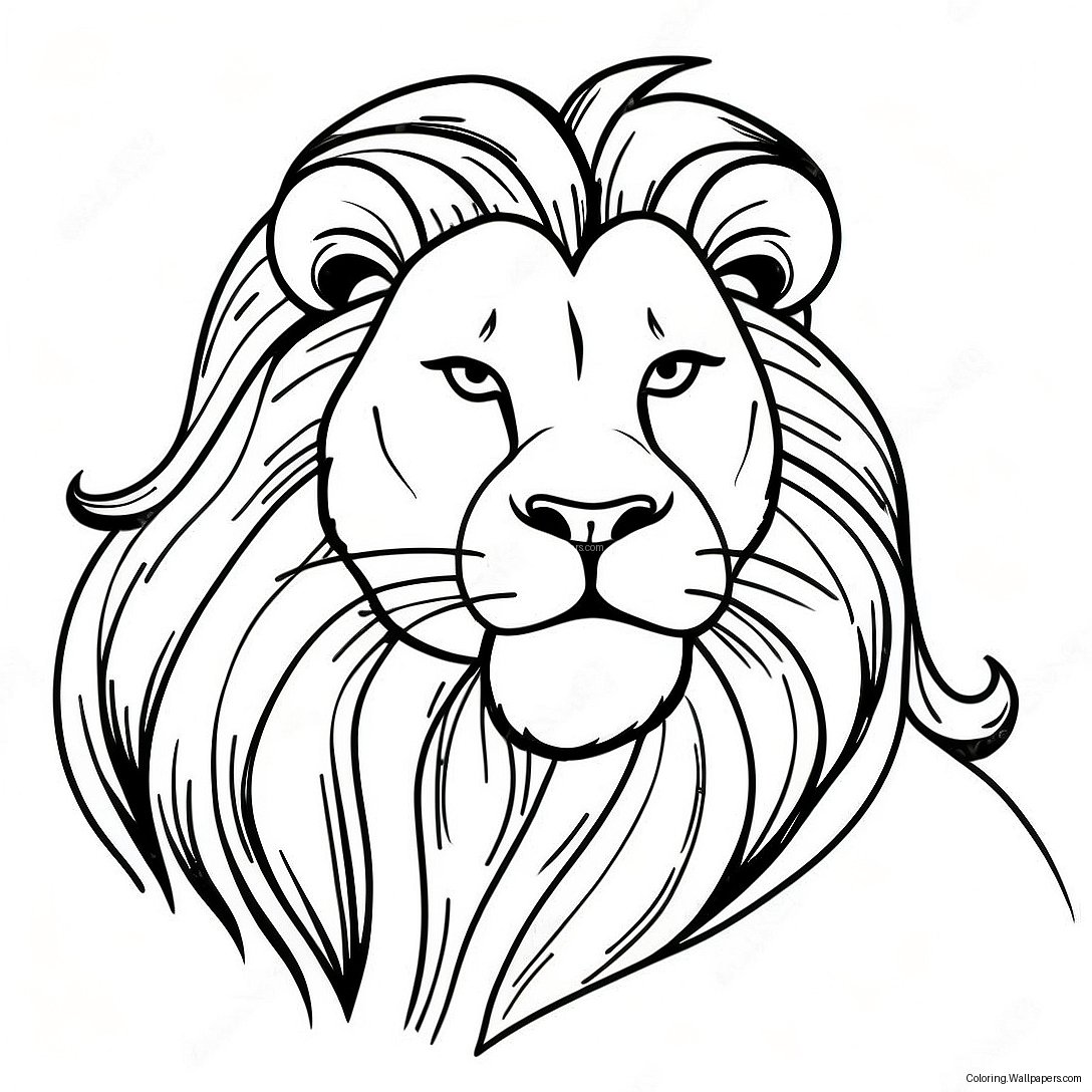 Majestic Mufasa In The Pride Lands Coloring Page 9660