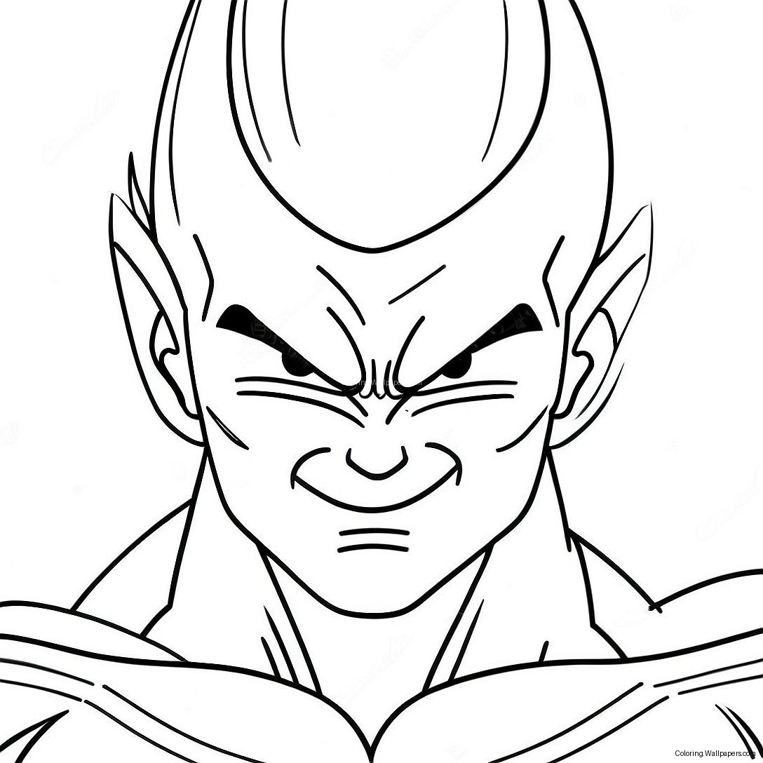 Majin Vegeta Coloring Page 40945