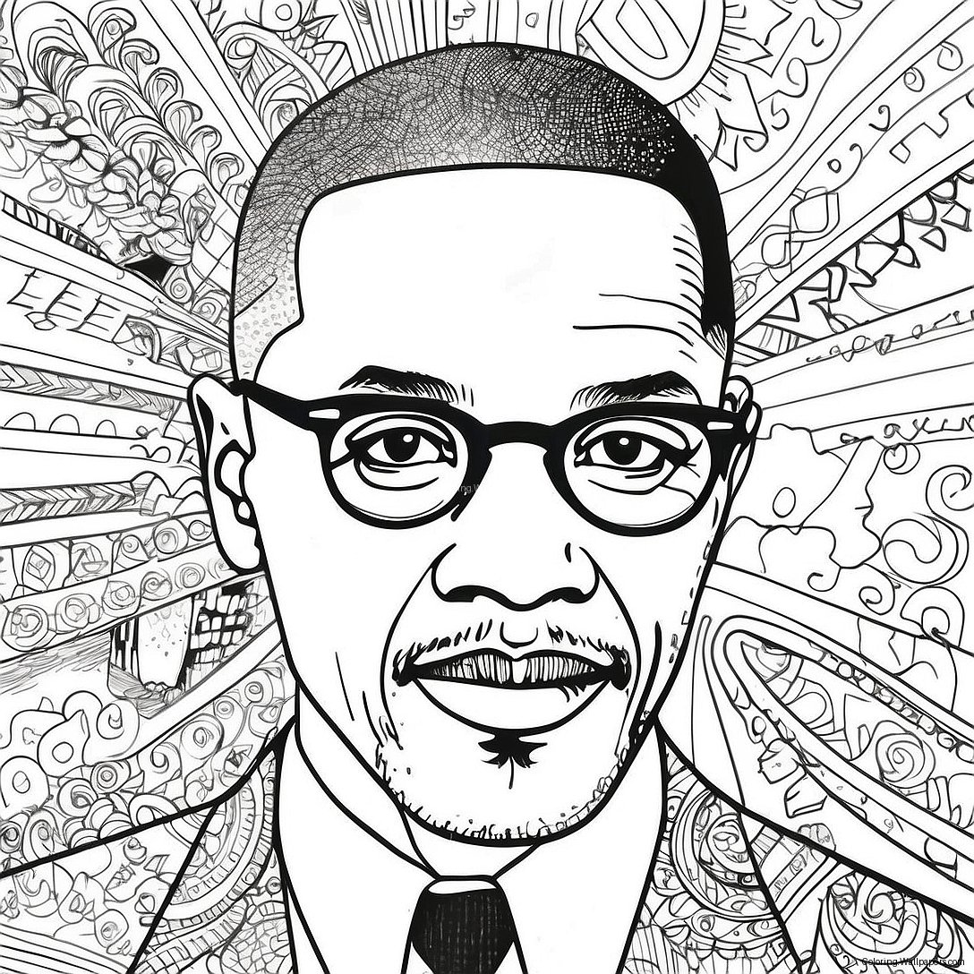 Page À Colorier De Citation Inspirante De Malcolm X 40731