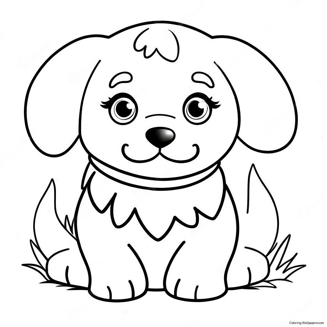 Maltese Puppy Coloring Page 38940