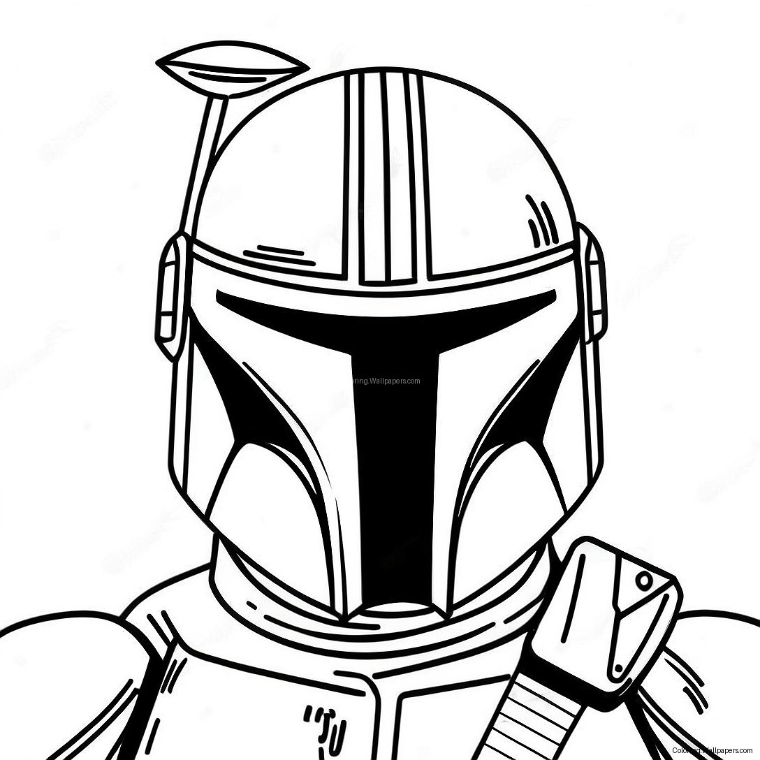 Mandalorian Ausmalbild 26738