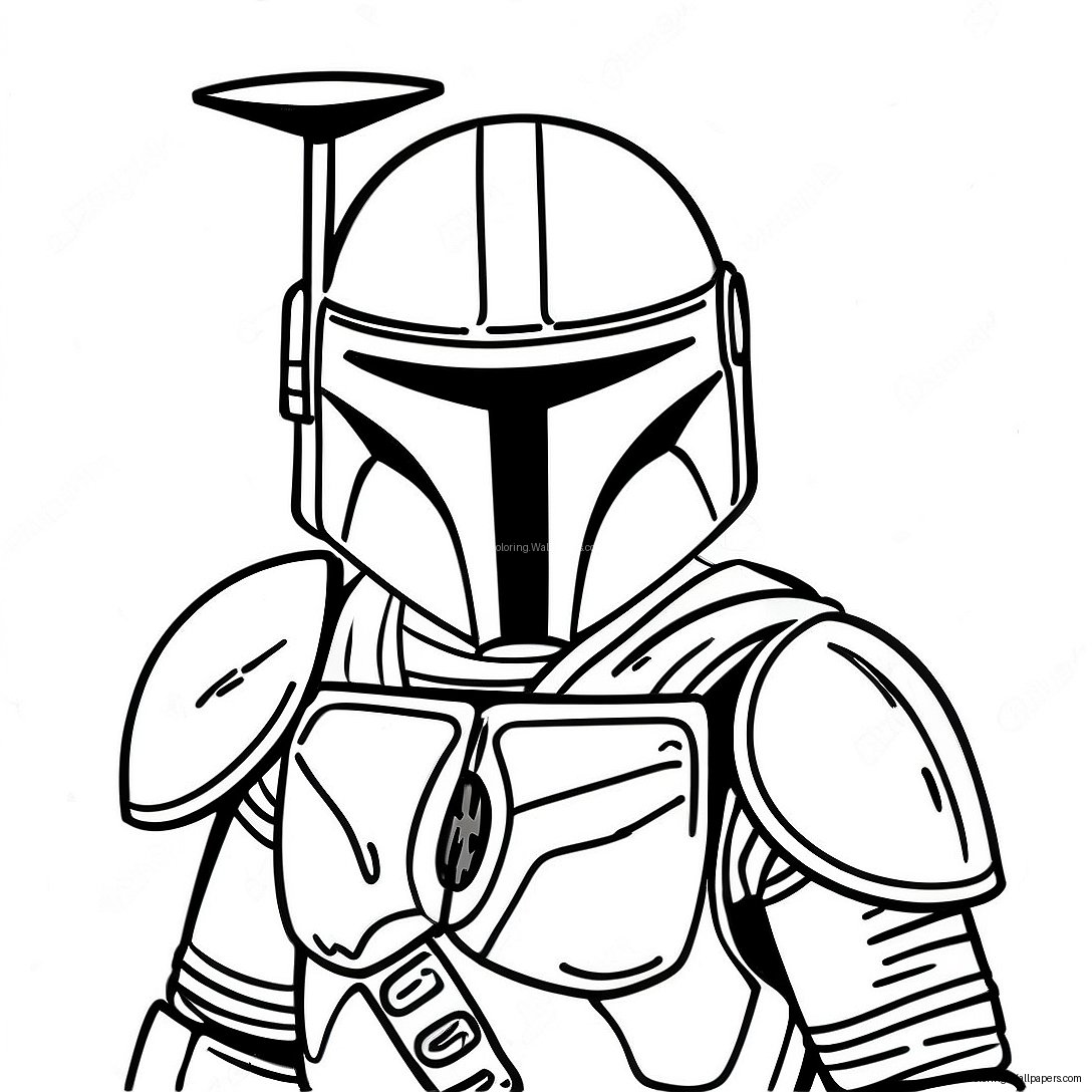 Mandalorian Ausmalbild 26740