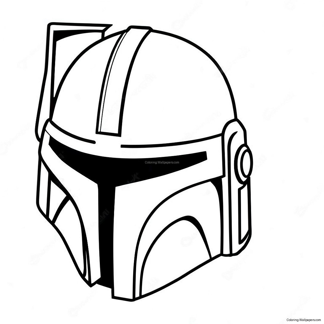 Mandalorian Hjelm Malebog 58036