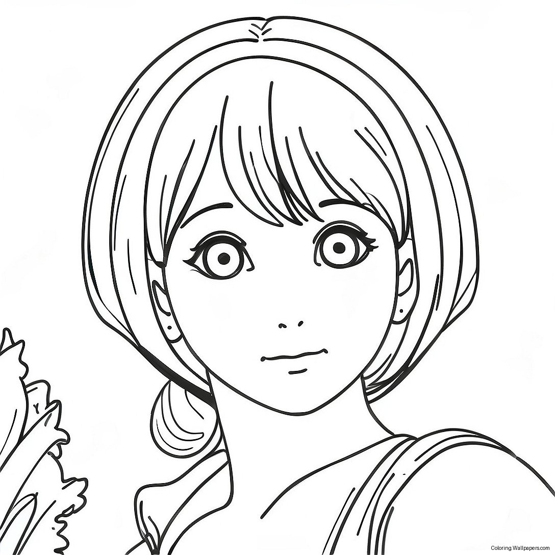 Manga Coloring Page 23549