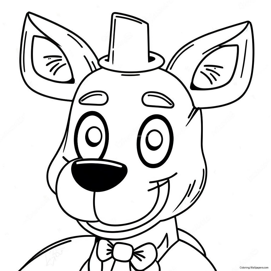 Página Para Colorear De Mangle Fnaf 13693