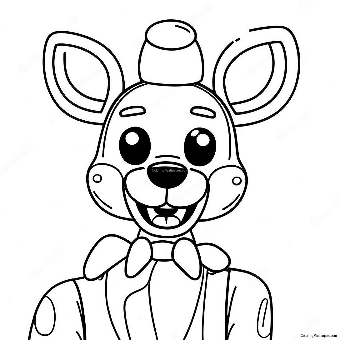 Mangle Fnaf Coloring Page 13696