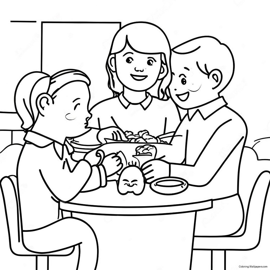 Manners Coloring Page 9821