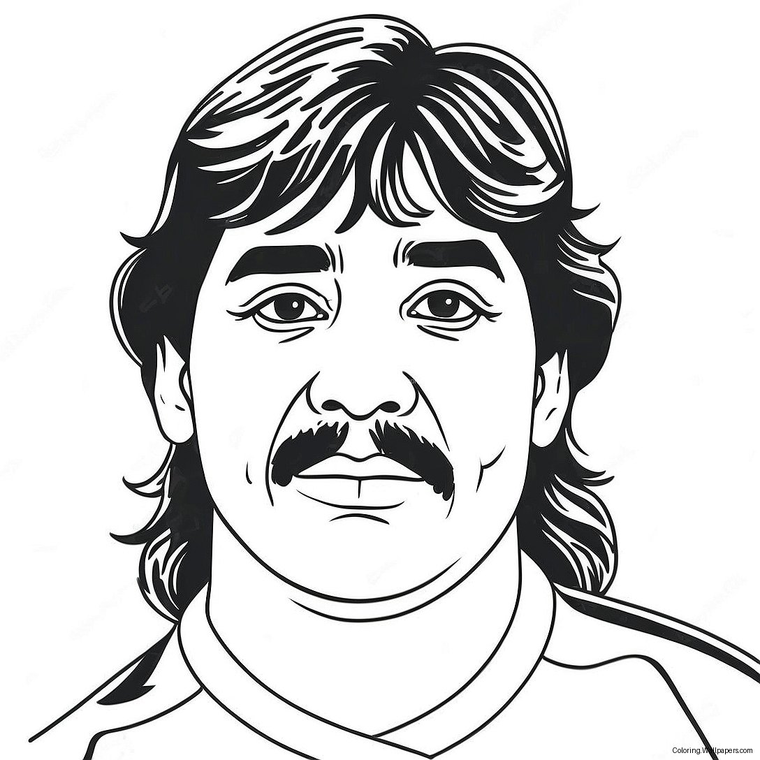 Maradona Coloring Page 48339