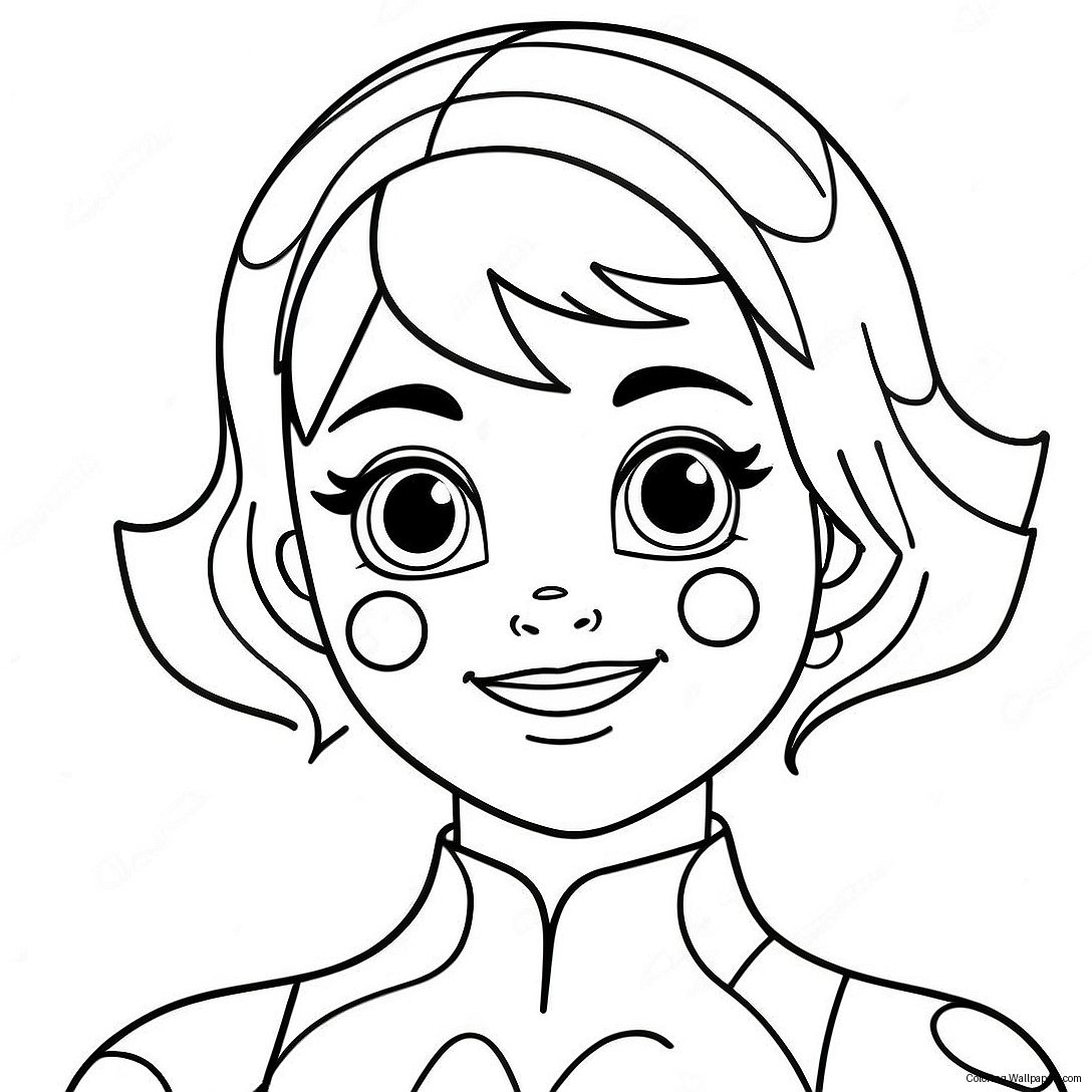 Marinette Miraculous Ladybug Coloring Page 24682