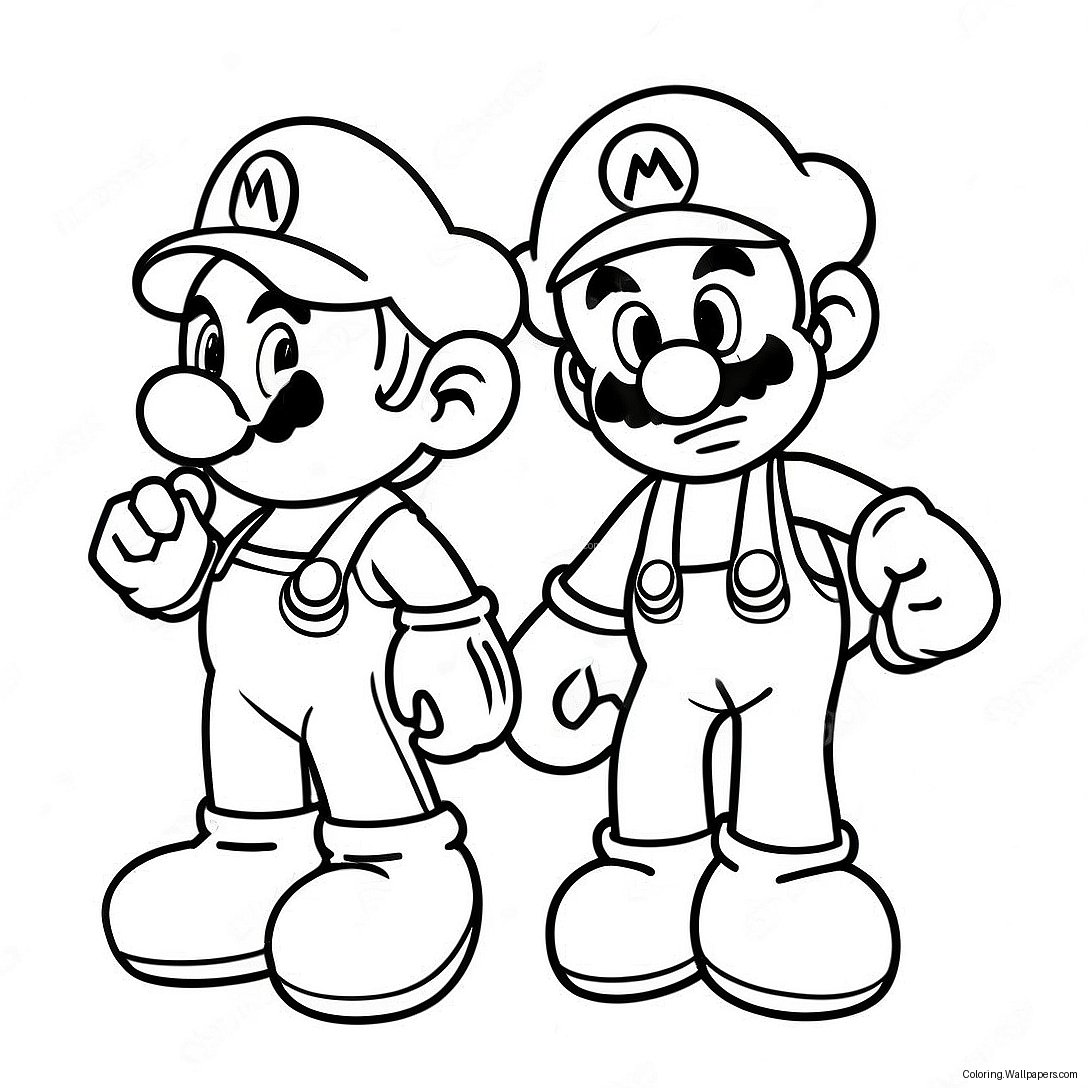 Mario And Sonic Coloring Page 35812