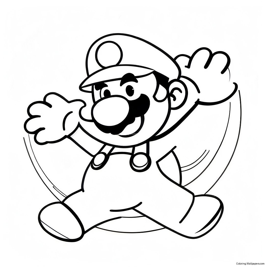 Pagina Da Colorare Di Mario Odyssey 3621