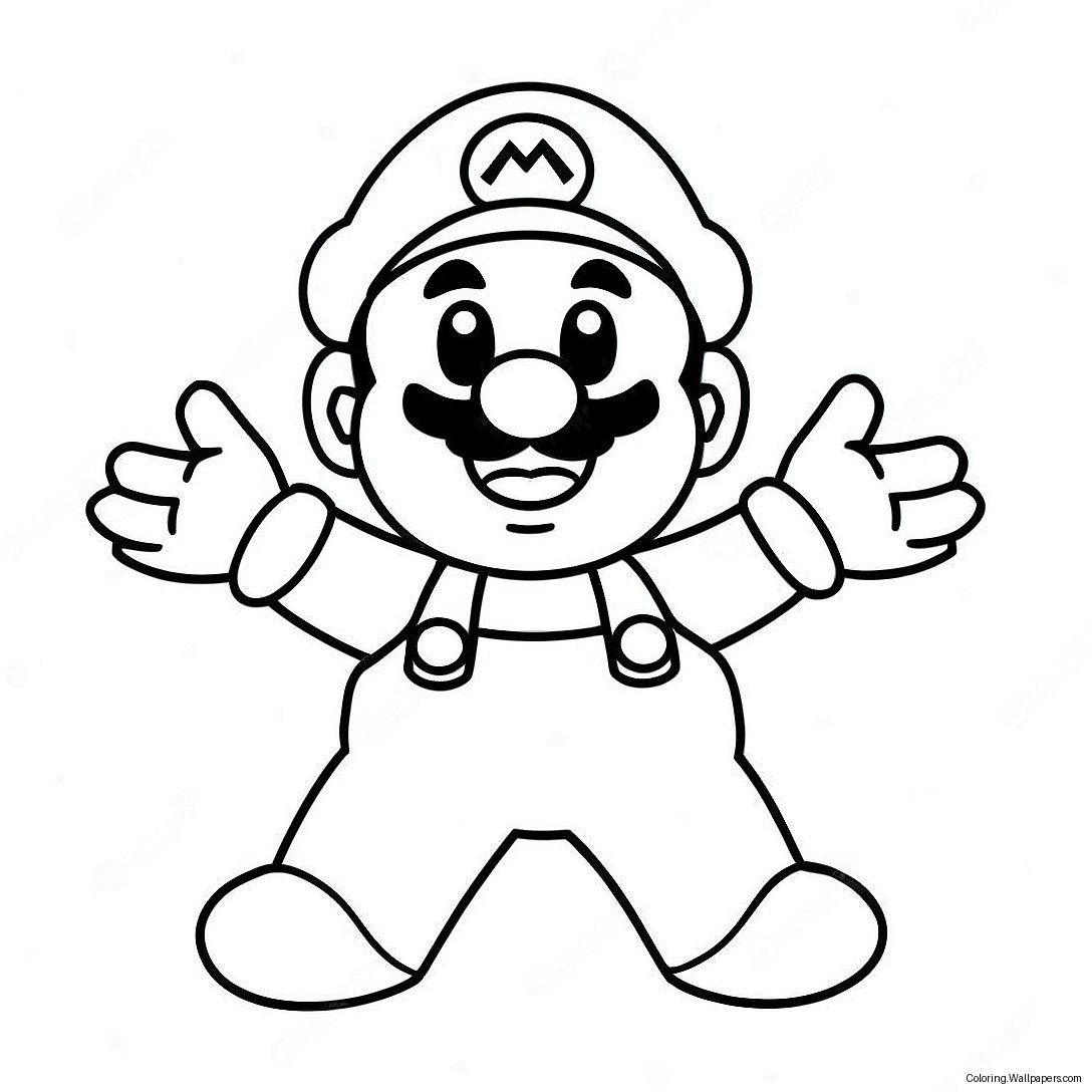 Kolorowanka Z Power-Upami Mario 12954