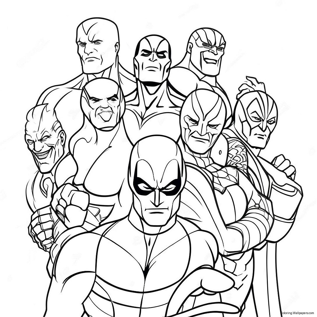 Marvel Villains Coloring Page 39263