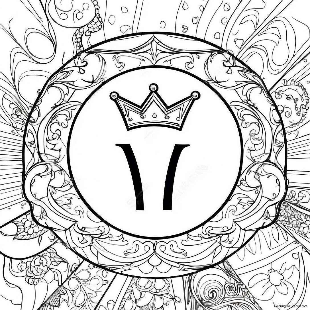 Maserati Logo Coloring Page 28437