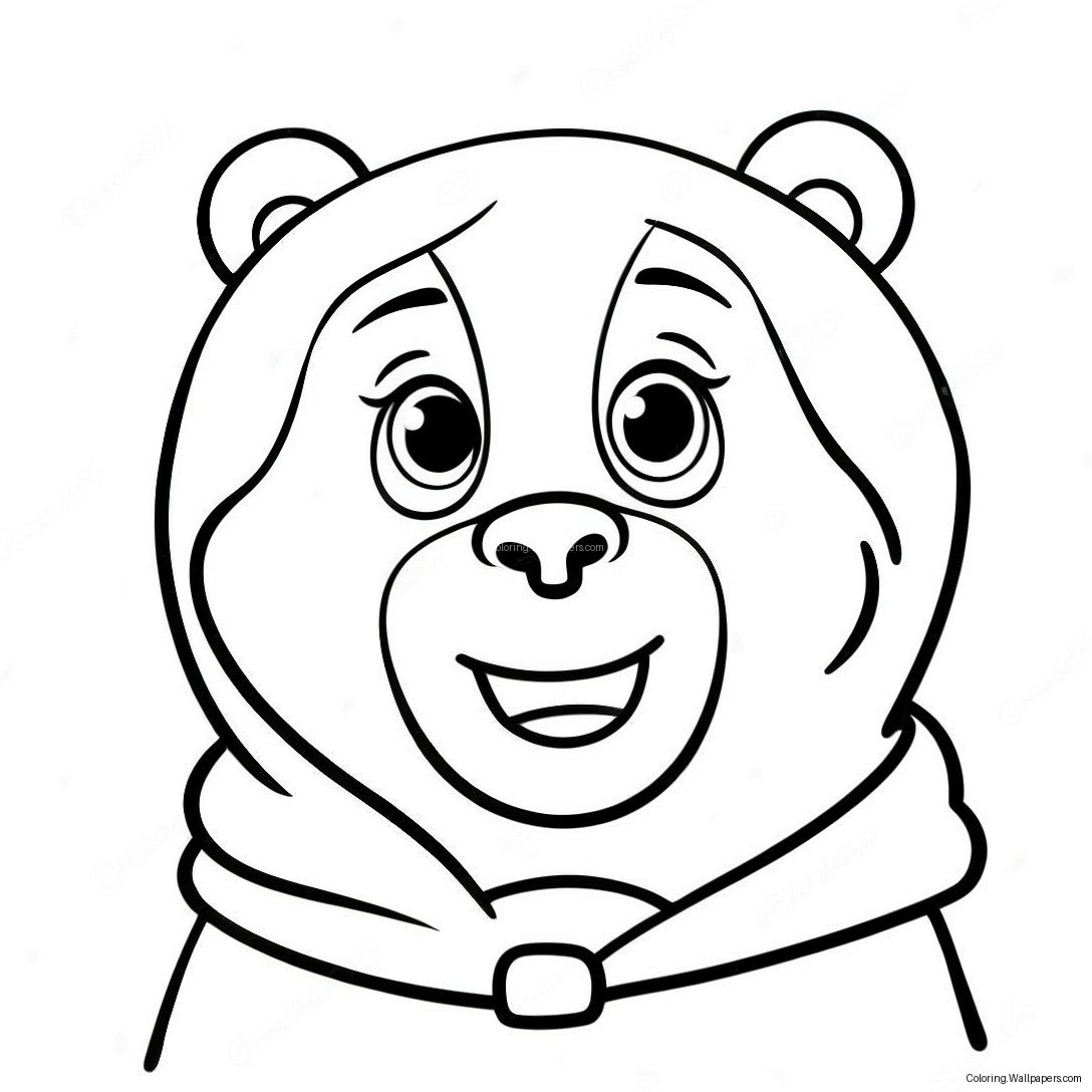 Masha And The Bear Coloring Page 9976